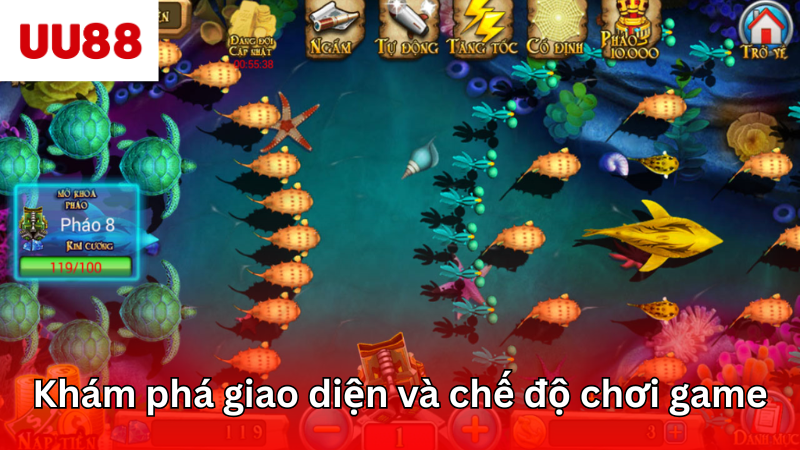 Khám phá giao diện và chế độ chơi game săn cá đổi thưởng